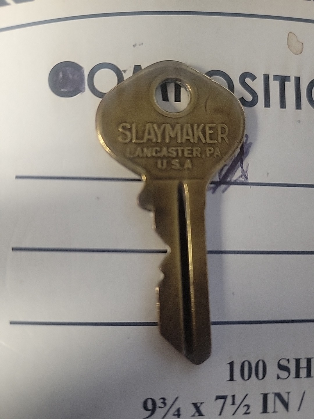 Playmaker Key BW257 Lancaster Pennsylvania