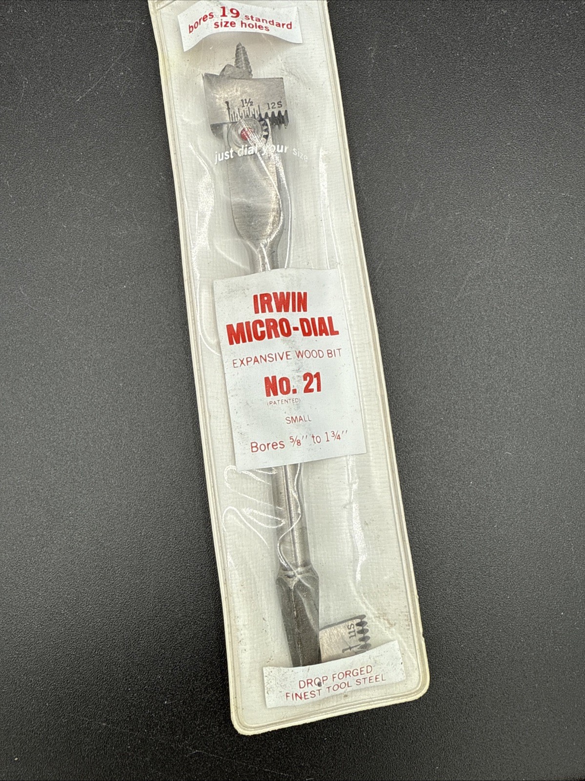 Brace and Bit Set Stanley # 66 02-660 IRWIN 62T 9/16-1″ No. 21 Expansive NOS USA