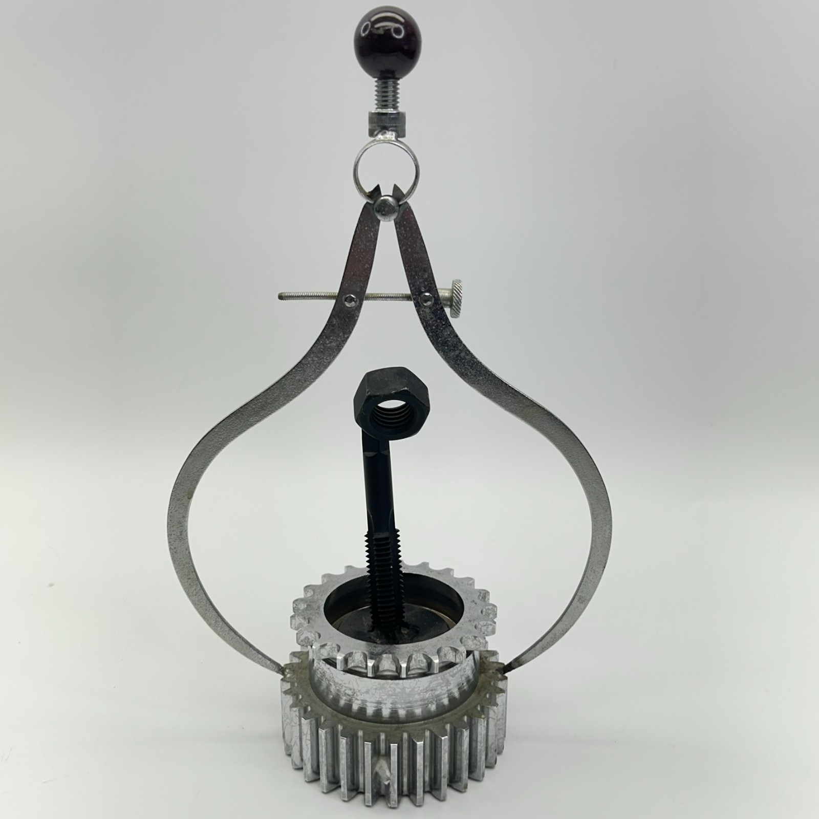Industrial Art Sculpture Gear Calipers Tap Drill Phenolic Knob Steampunk