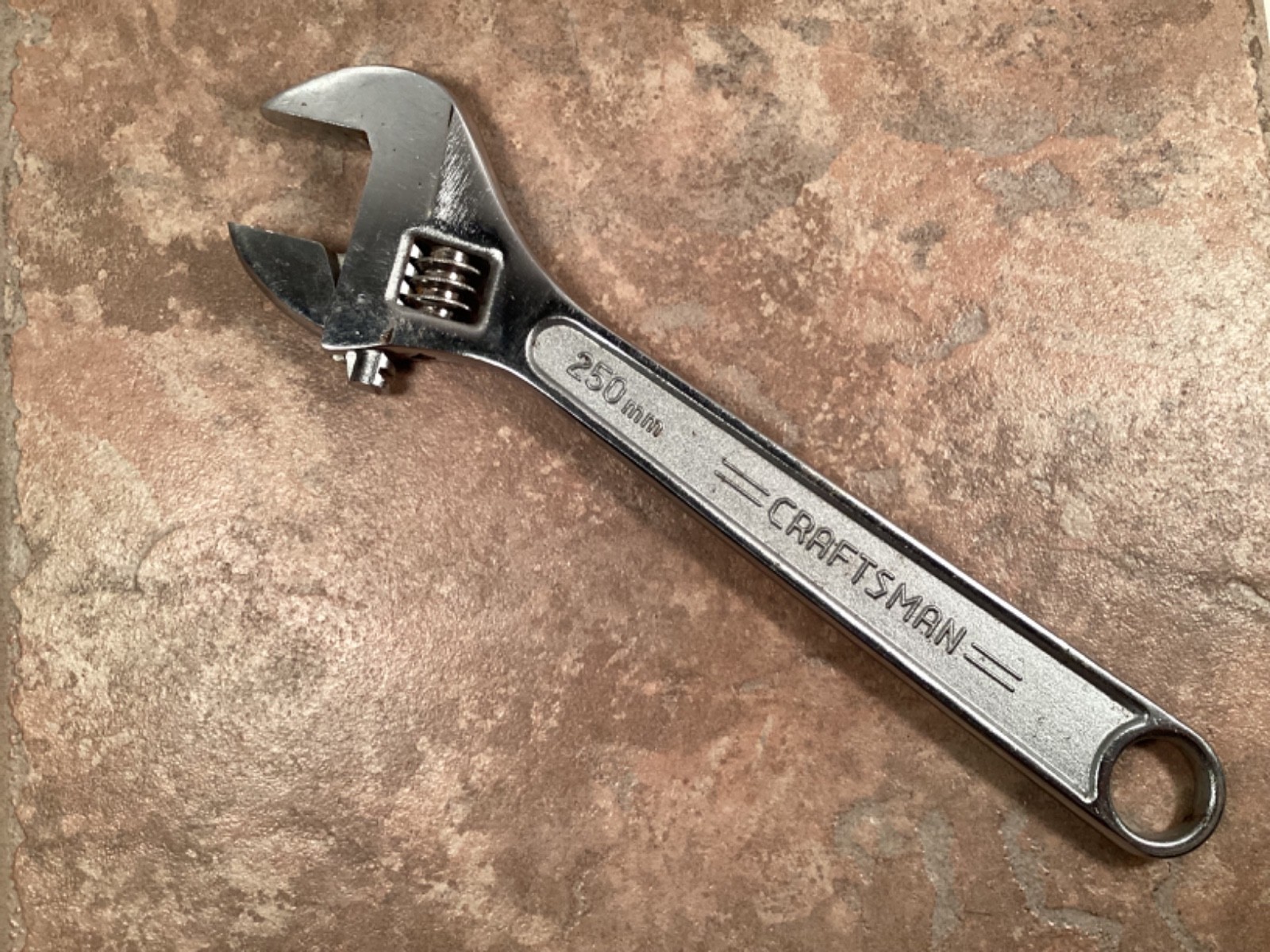 Vtg Craftsman Crescent Wrench #44604 Adjustable 250mm 10 in. Forged Satin Japan