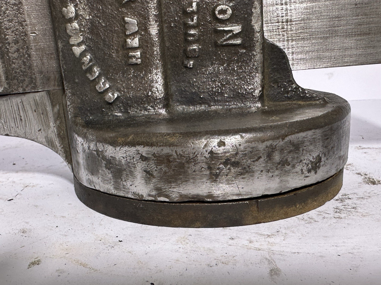 Antique Prentiss Vise Co Bull Dog No 91 Bench Vise 3.5” Jaws 32 Lb NY