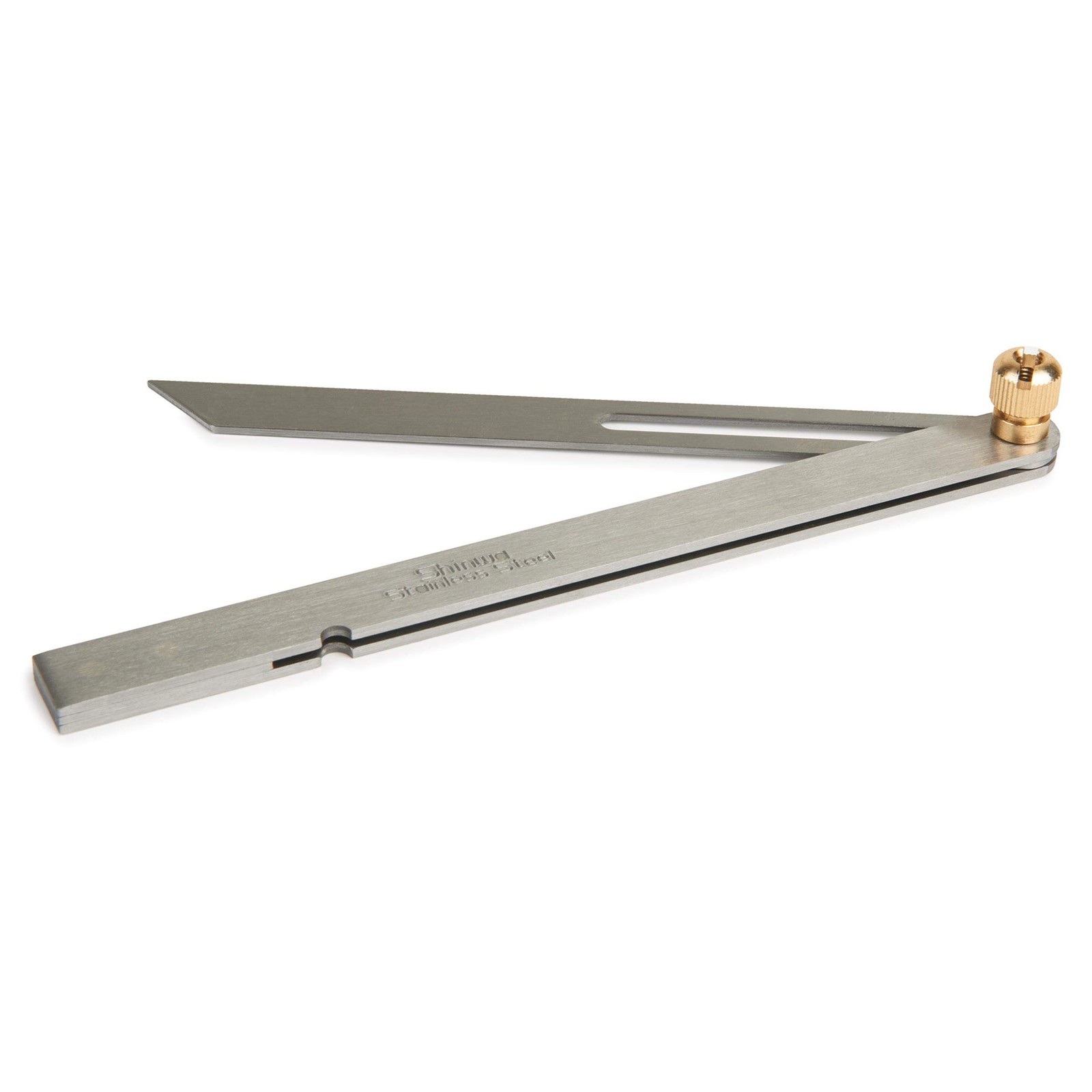 Shinwa 6-1/4″ Sliding T-Bevel, Stainless Steel, Steel and Brass Combination, …
