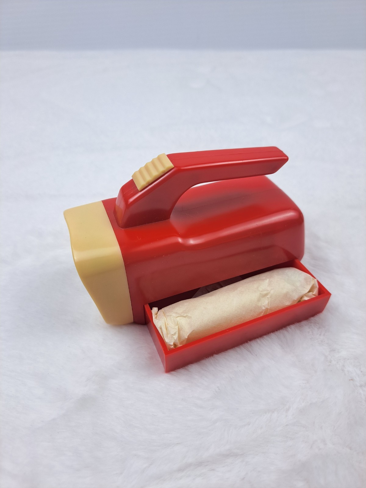 Vintage Flashlight Lantern Tool Kit Chadwick Miller Red Plastic Original Box