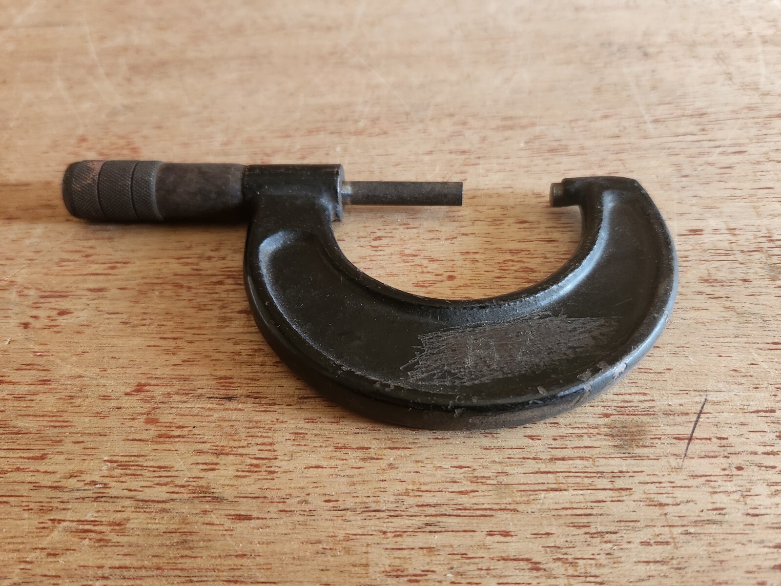 Outside Micrometer 7/8″ to 2-1/8″ Unbranded Machinist Tool Vintage Rough 8 oz