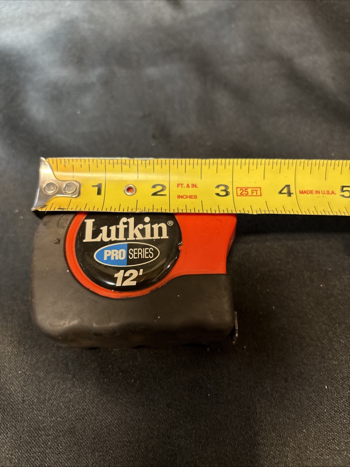 Vintage Lufkin Tape Measure Pro Series 12 Ft PS3312 Great Working Condition
