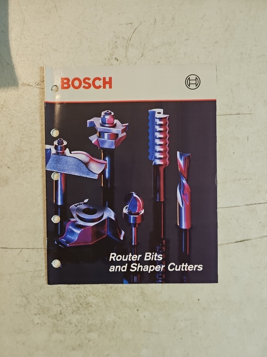 Vintage 1994 BOSCH Router Bits & Shaper Cutters Catalog