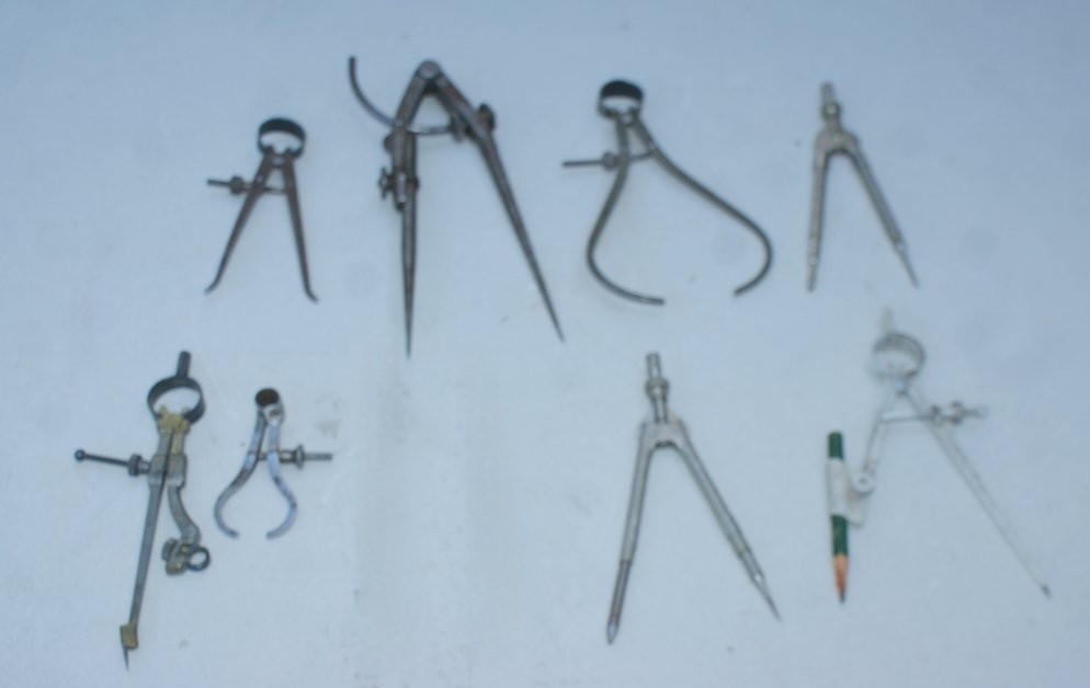 Assorted Lot of Vintage Measuring Instruments Starrett, Stevens,Others