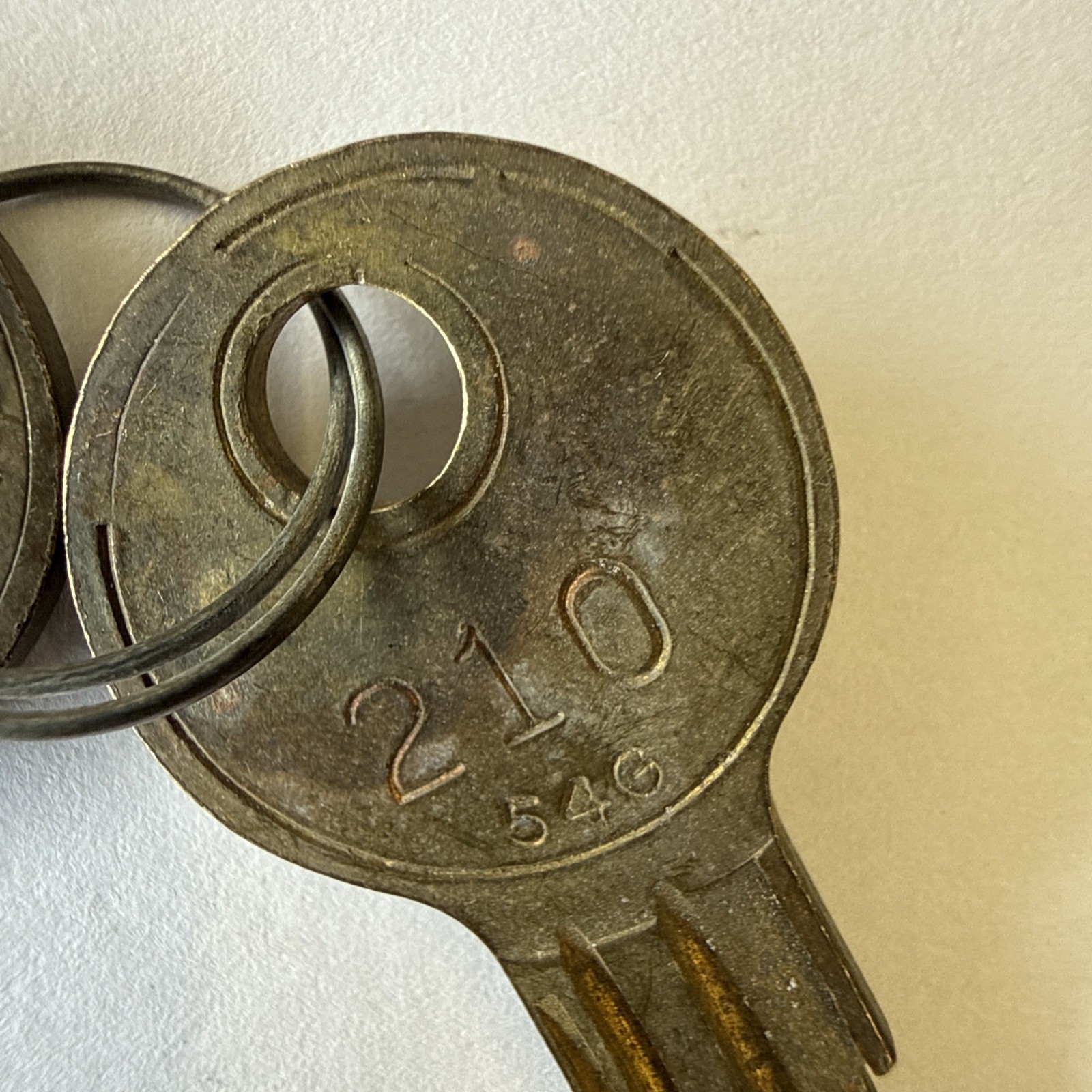 FORT LOCK CO Chicago Illinois 54G 210 Key Brass Vintage Lot of 2