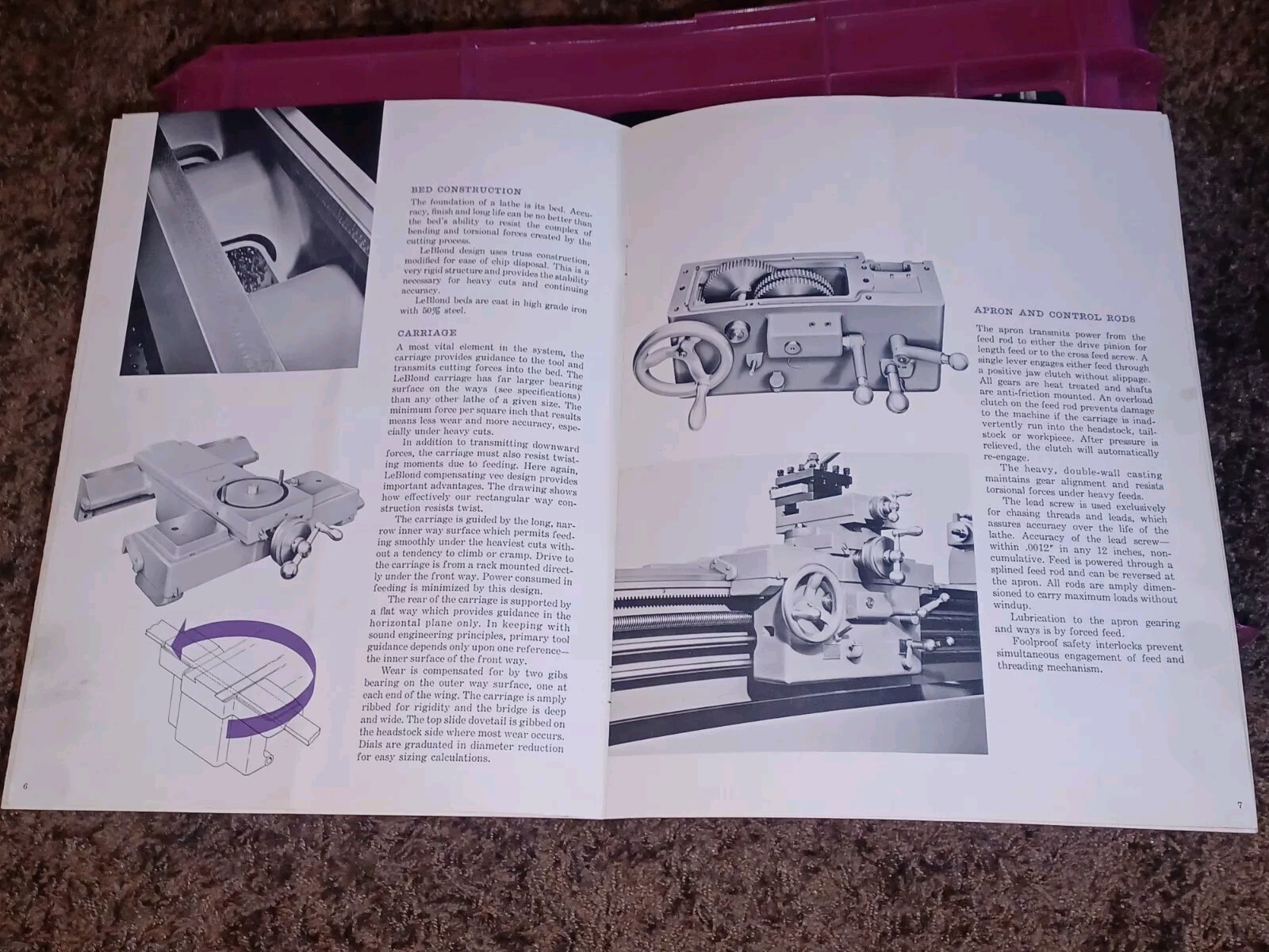 R.K LeBlond Of Cincinnati Machine Tool Catalog~Regal Lathe 21 24″ Servo-shift