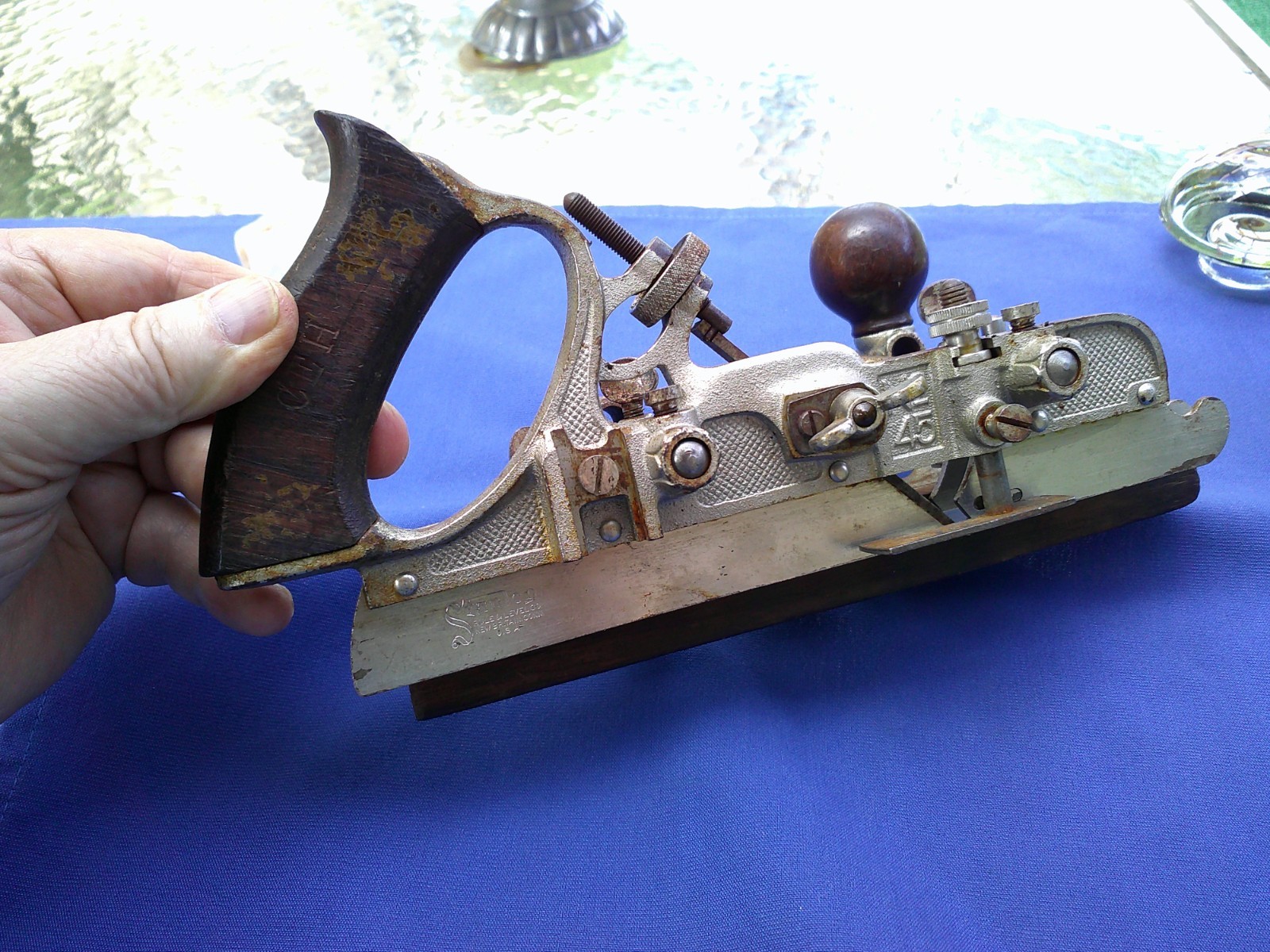 Vtg Stanley No 45 Combination Plane Stanley Rule and Level Co. for Use or Parts