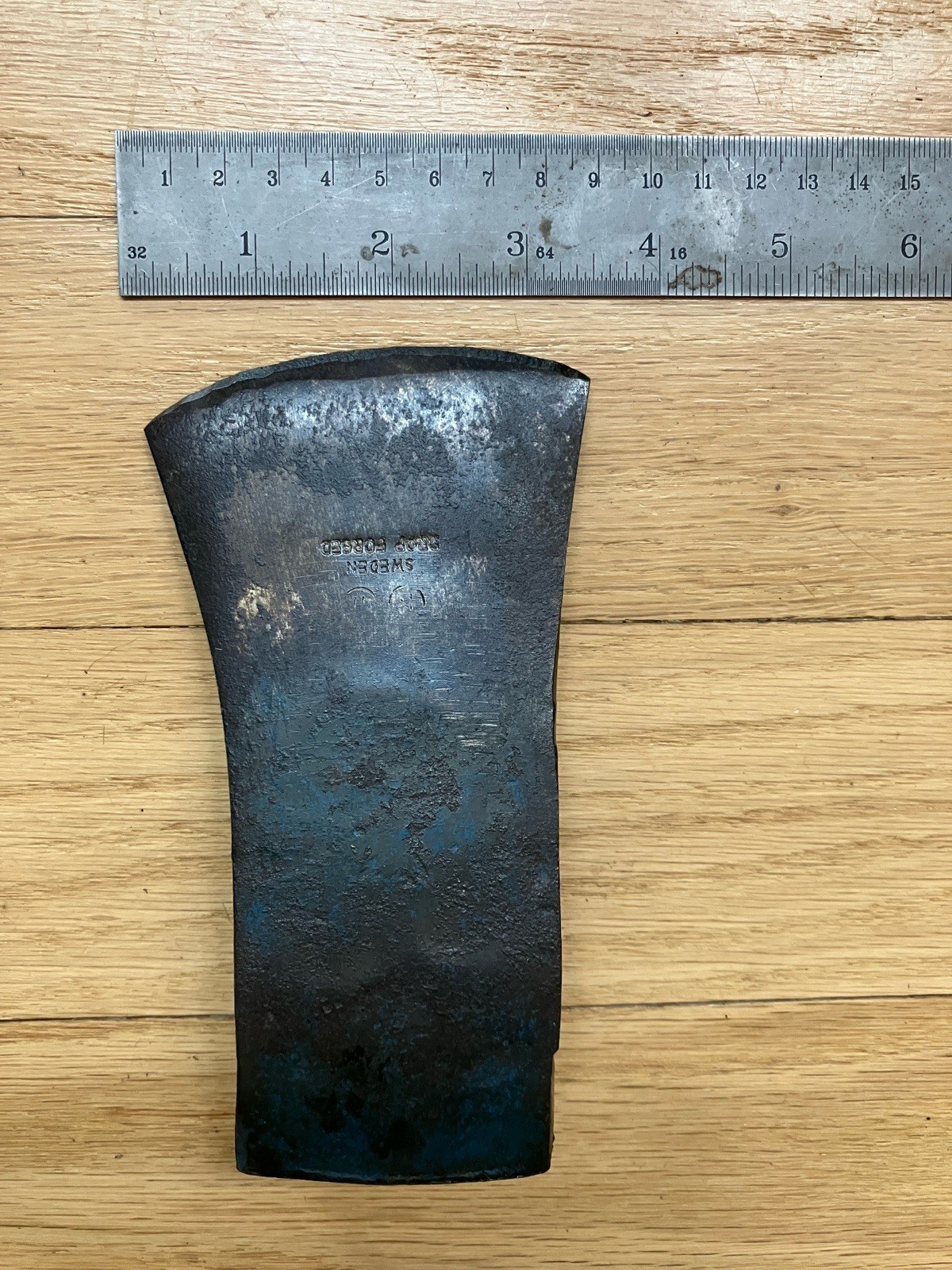 S.A. WETTERLINGS SAW MADE IN SWEDEN SINGLE BIT AXE HEAD -VINTAGE CAMP BUSHCRAFT