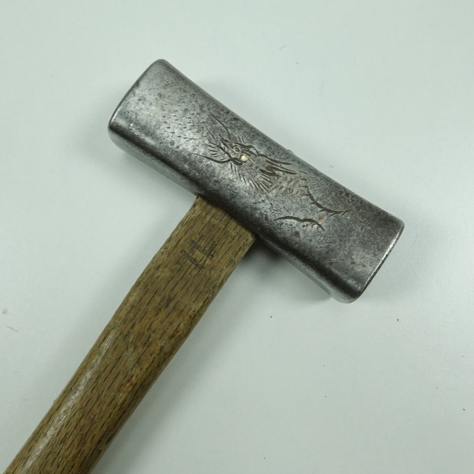 Japanese Tiger Dragon 375g Genno Hammer Wood Working Tool Japan #K552