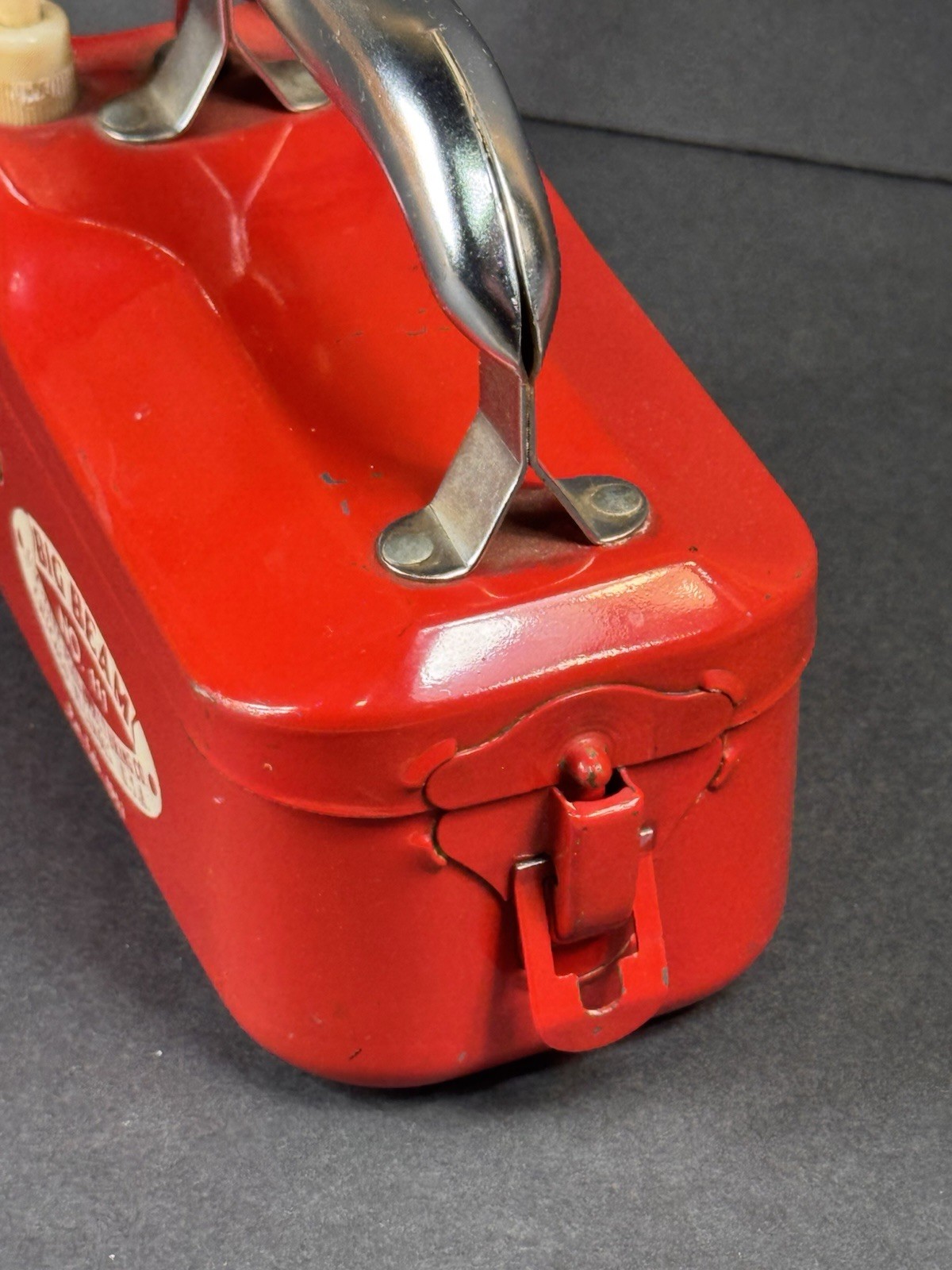 Vintage Big Beam No. 111 Flashlight Red Lantern Untested