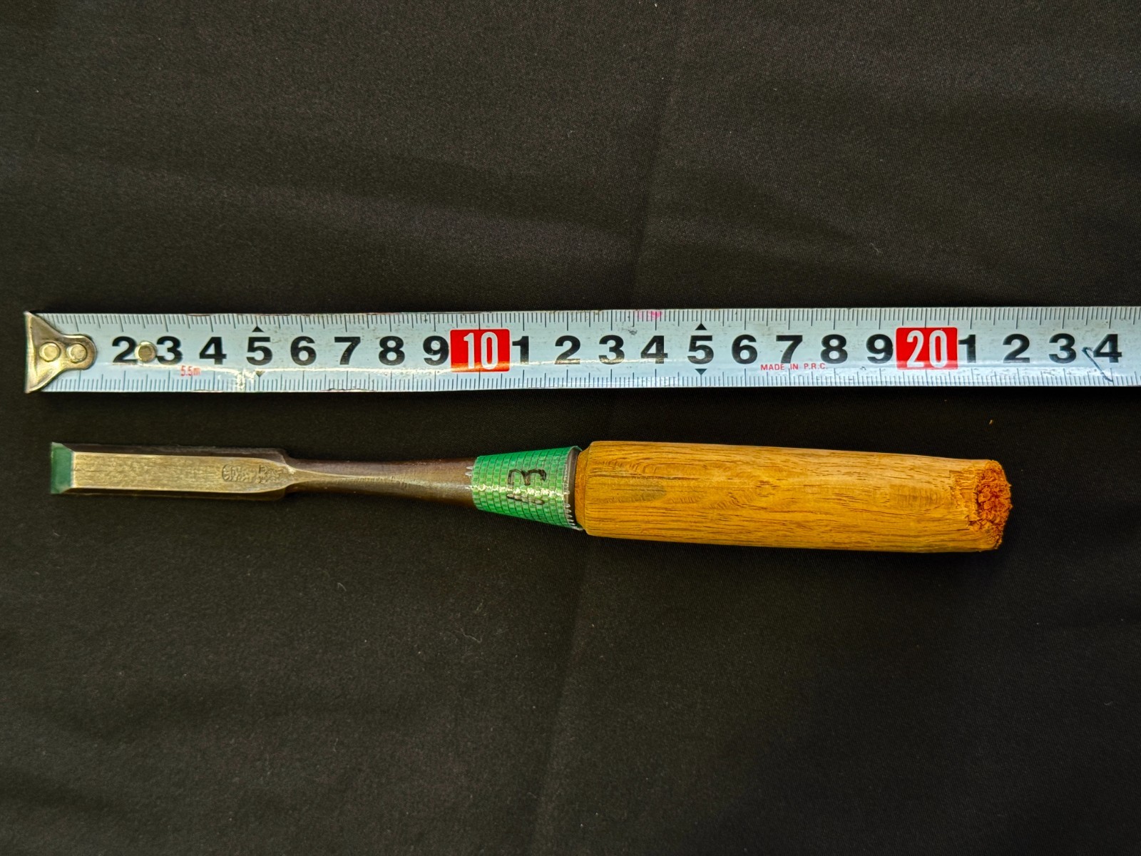 Vintage Japanese Nomi Chisel Used By Japanese Carpenter Showa Era Sharp Tool 13