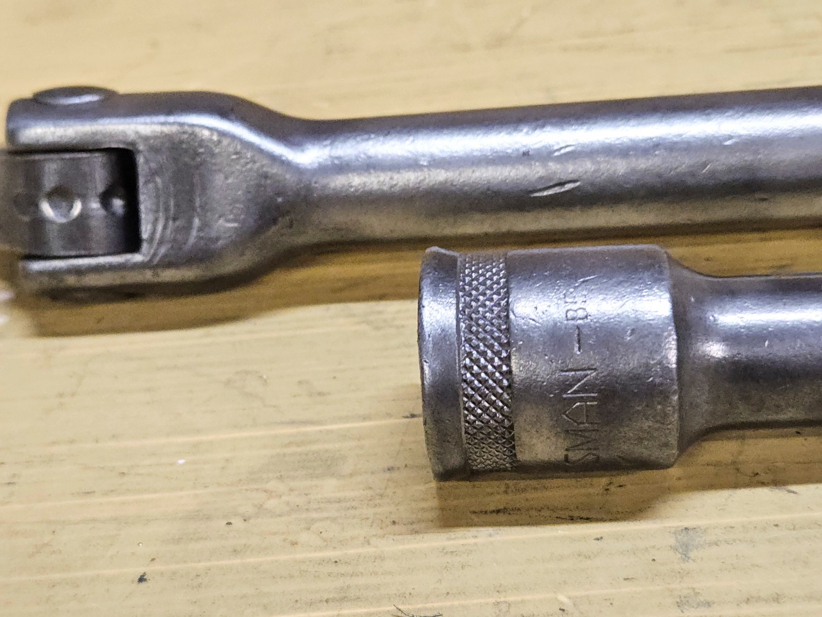 Vintage 1/2” Craftsman knurled BE breaker bar and BE extension.