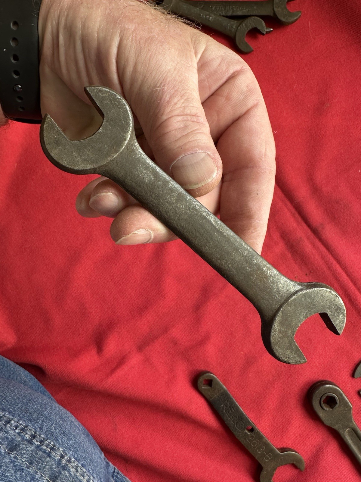OLD VINTAGE ANTIQUE WRENCH LOT – FORD SCRIPT – BUHL – REG-O – ETC. USA MADE OLD