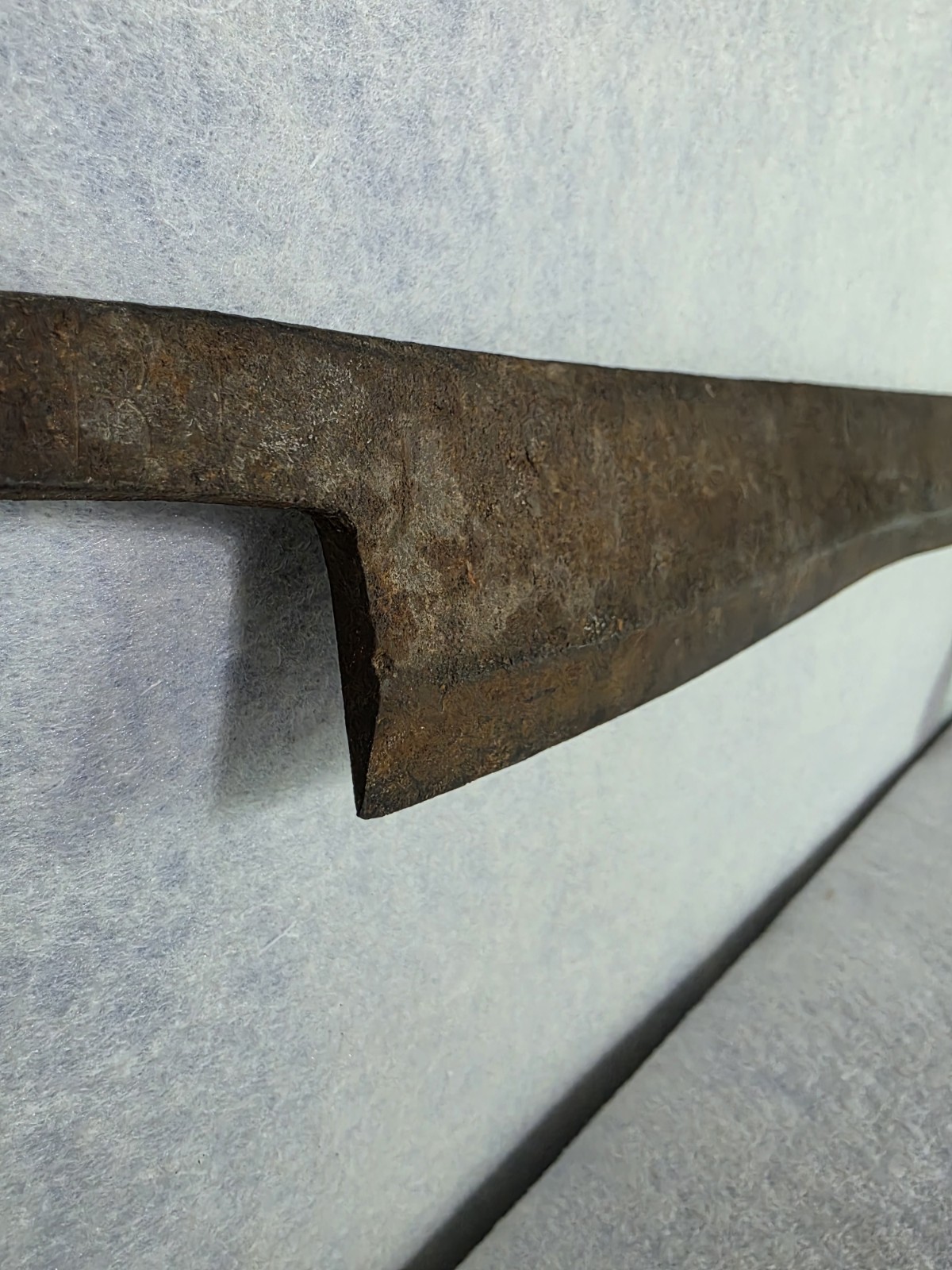 Rare Large Draw Knife – Unmarked – Antique – 16″ Blade, 23-1/2″ Total Length