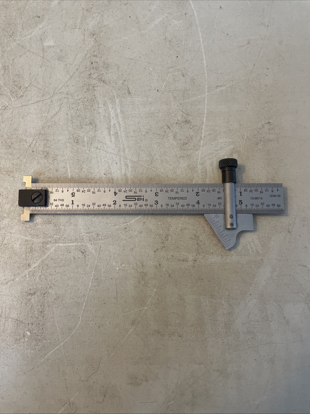 MACHINIST SPI Drill Point Ruler Gage 13-967-5