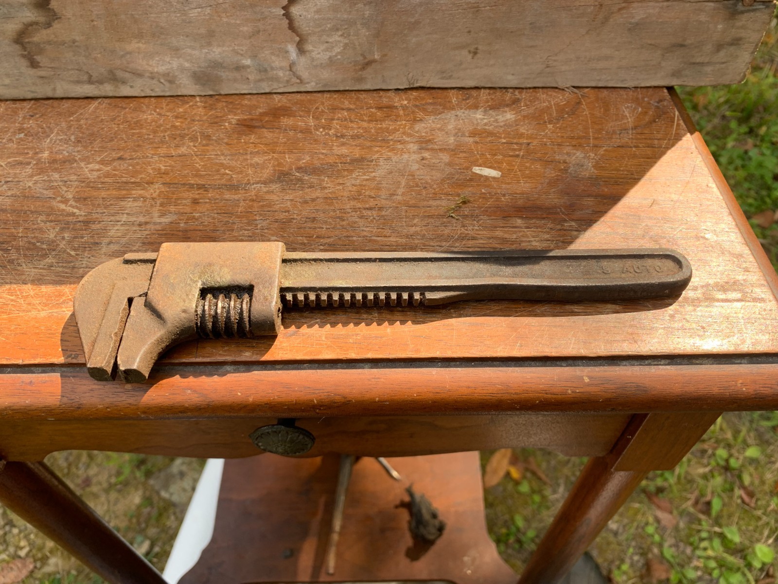Ford 9″ Adjustable Monkey Wrench ? Auto Tool Kit Vintage Antique