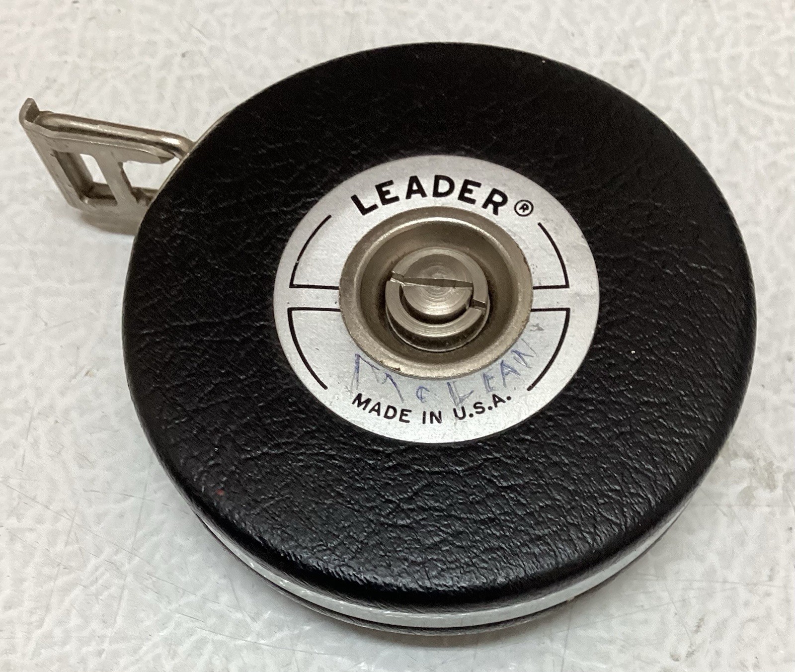 Lufkin 25 Ft Chrome Clad Steel Tape Made in USA Black Leatherette Case