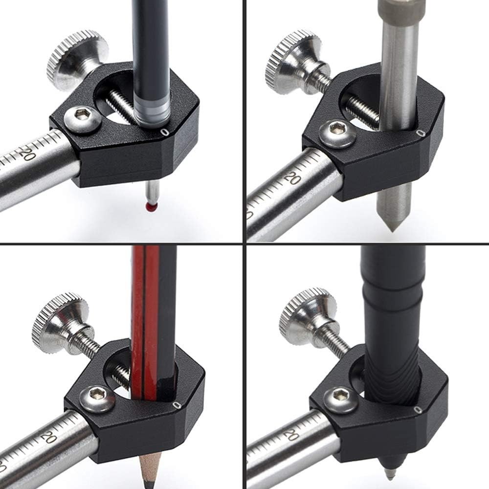 Wood Scribe Tool Wheel Marking Gauge Woodworking Tool Set 180 MM Sliding Mark Sc