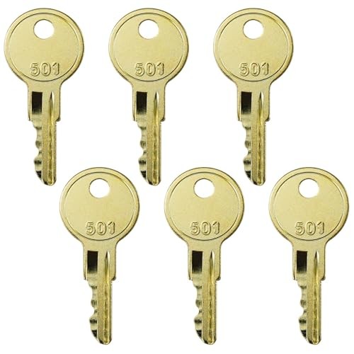 CH501 Keys Compatible with Toolbox Keys for Truck Tool Box Lock Latch (Pack of