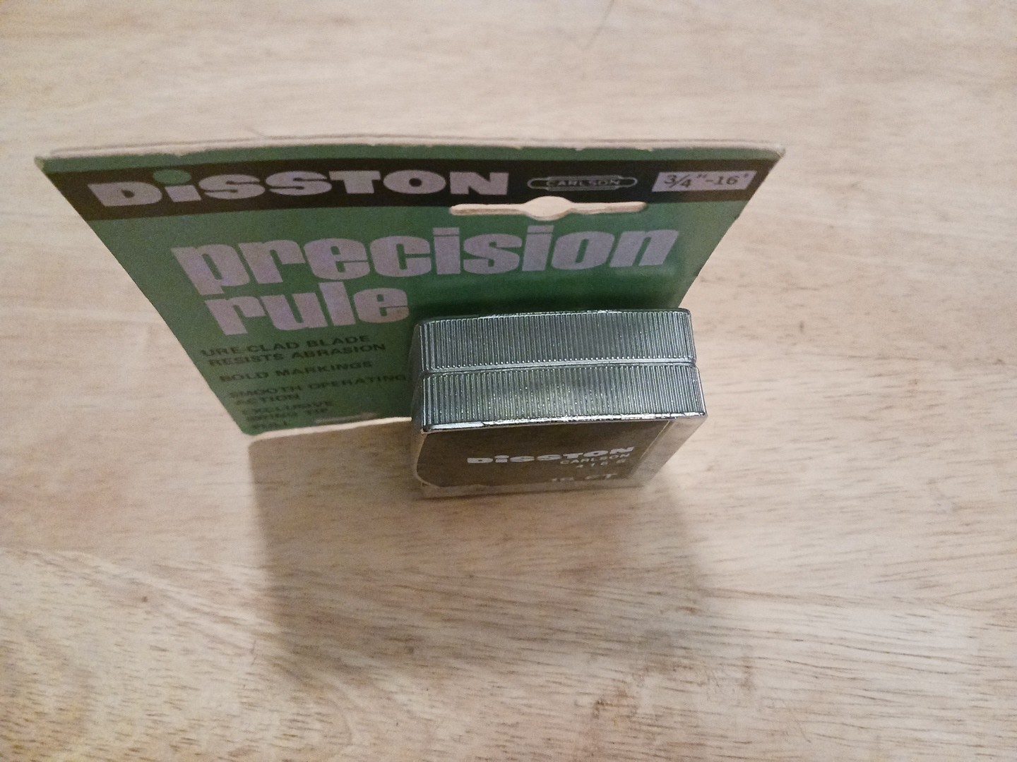 Vintage, New! Never Used Disston Carlson 416S Precision Rule Tape Measure 16Ft