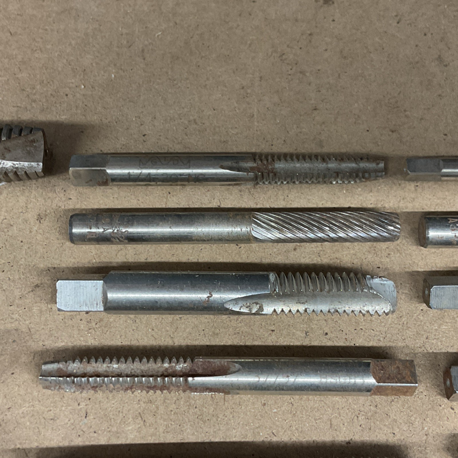 Lot Of 25 Miscellaneous GTD Greenfield Morse P&W Vintage Tools