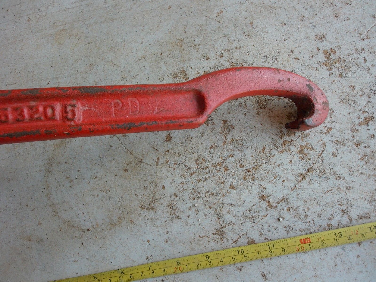 Antique Farm Implement Wrench Tool Marked 53205 Only 1 on eBay! Lot 26-22-Q4