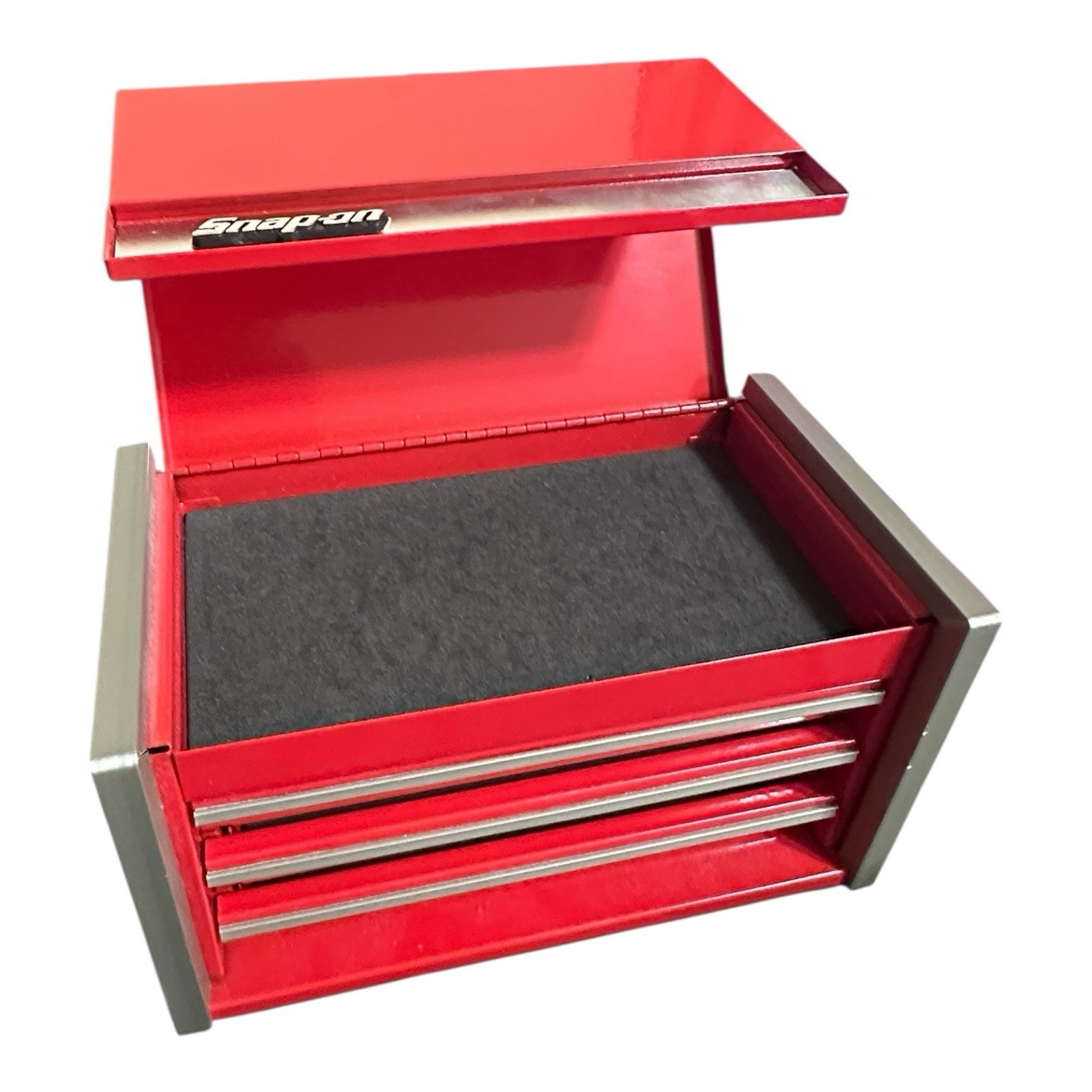 Snap-on RED Mini Micro Tool Box Top Chest Great Condition
