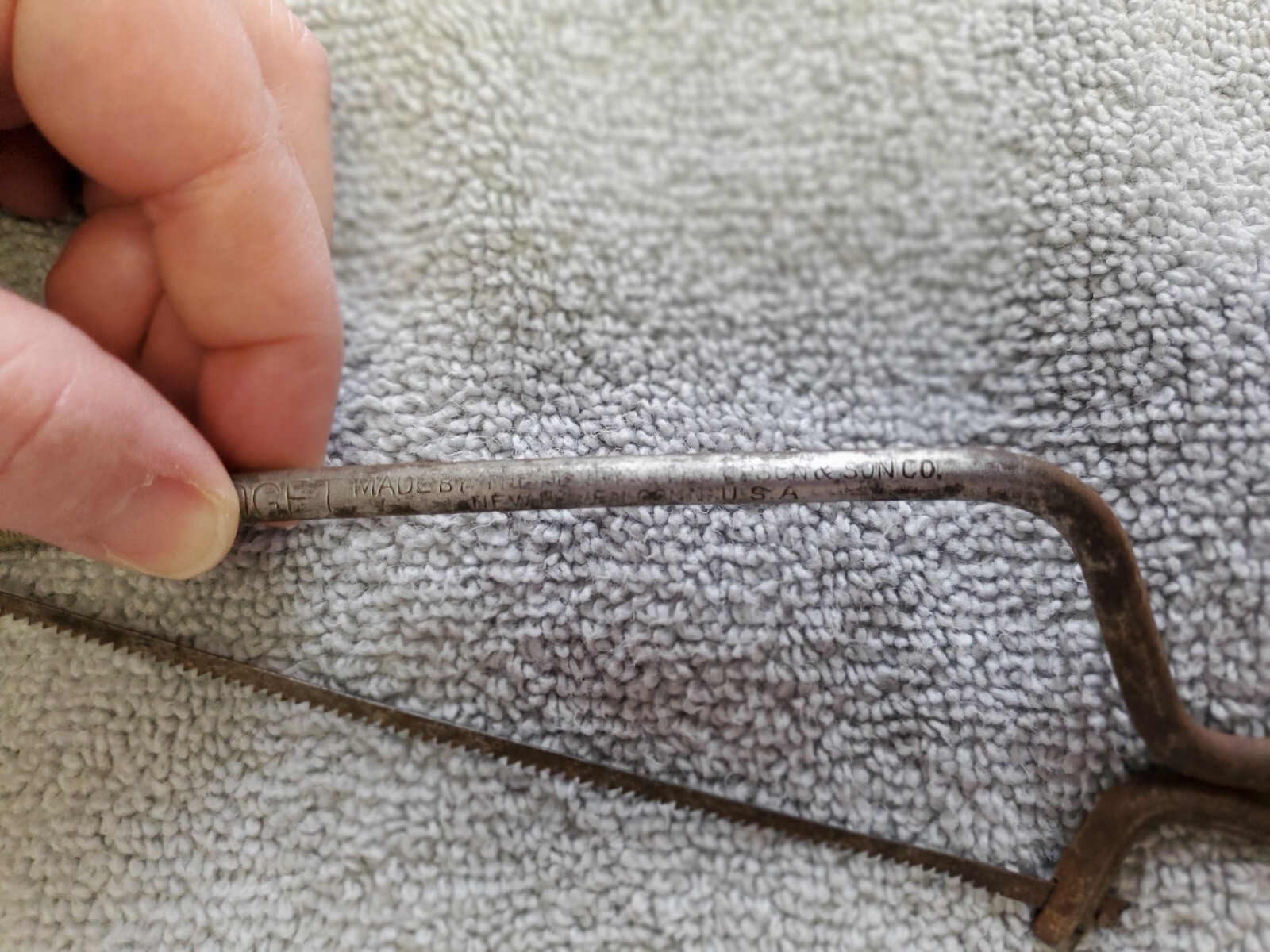 VINTAGE MILFORD MIDGET HACKSAW HENRY G. THOMPSON NEW HAVEN Connecticut, Used