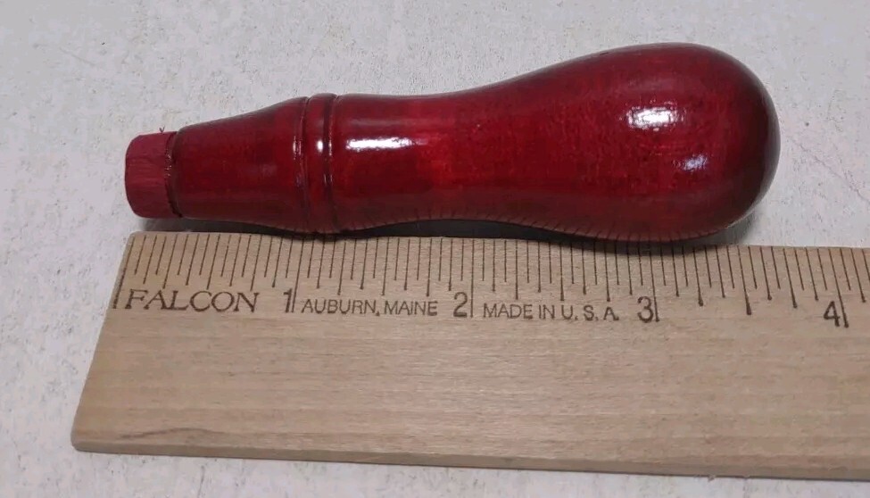 Finished Wooden Tool Handle Drilled Center Hole Files Screwdriver Crafts