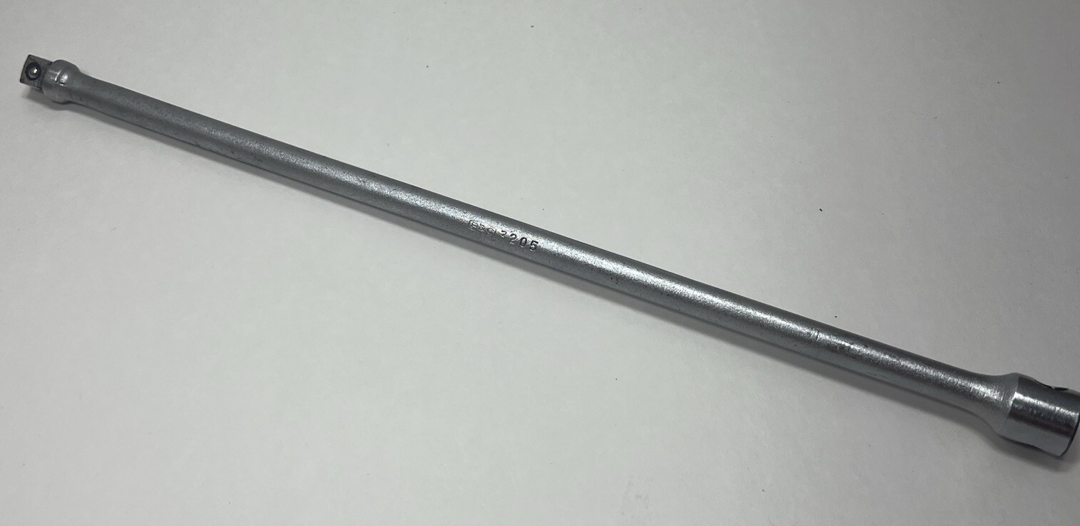 Vintage P&C 3/8 Drive 12″ Long Extension Tool, P & C 3205 Aircraft Tool