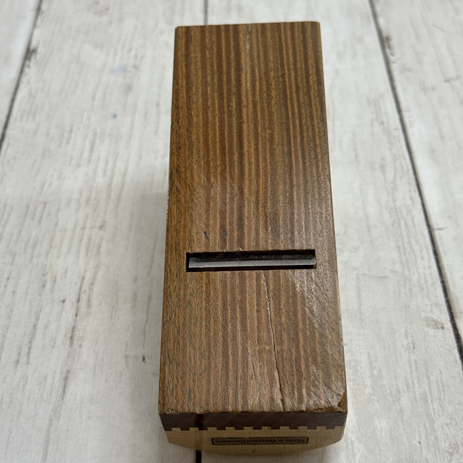 E.C.E Small Block Wood Plane Nr.249P Orig Box German 39mm Garanite