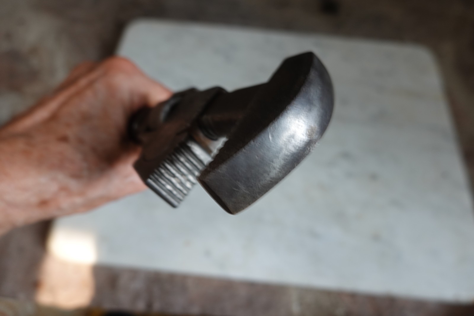 Antique W&B 1898 IMPROVED MOVABLE JAW MONKEY WRENCH Mechanic Carpenter