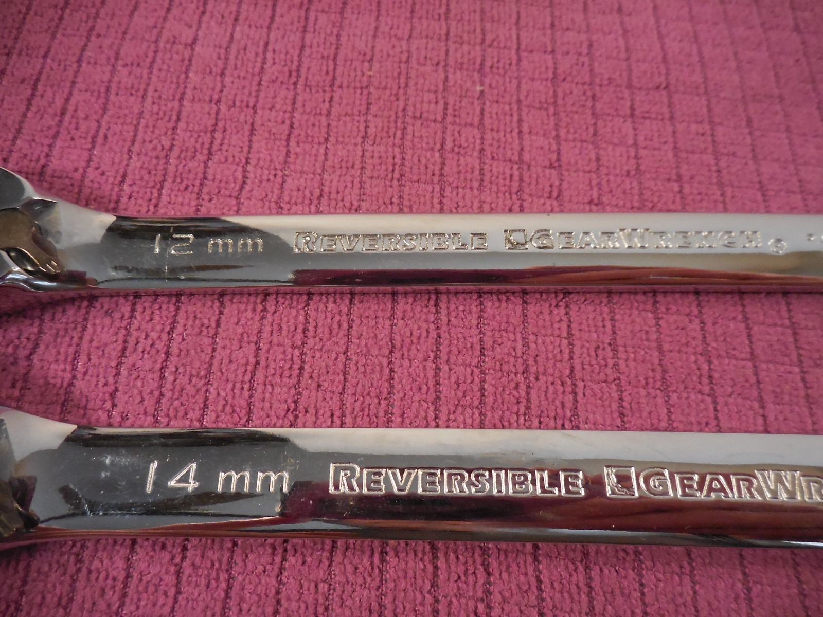 GearWrench 6 PC Ratcheting Combo Wrench(2 Reversible) 11 12 13 14 17 + 18mm GW6