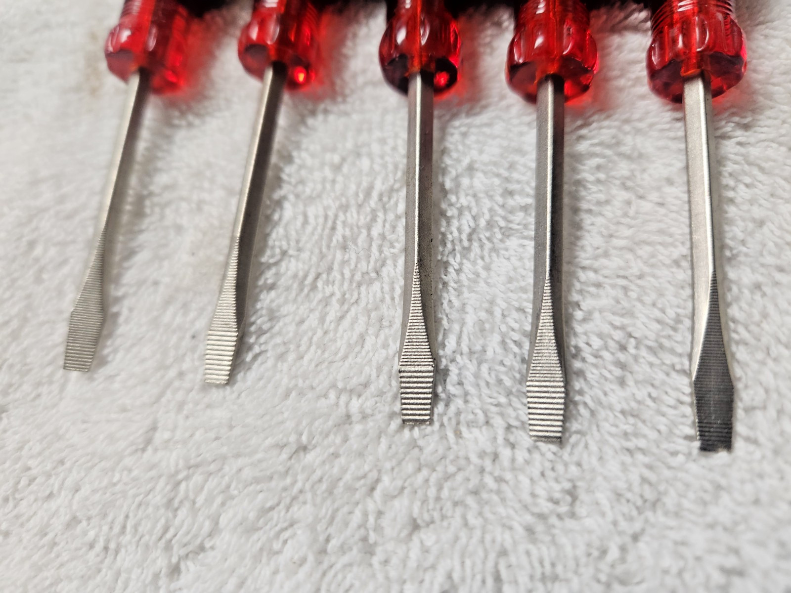 New NOS 5 Pc Craftsman Screwdrivers USA Small 1/8″ WF47164