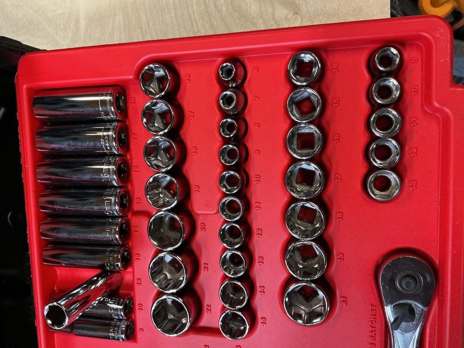 Sears Craftsman USA 260pc Mechanics Tool Socket Ratchet Set 3 Drwr 34260 Nos 6pt