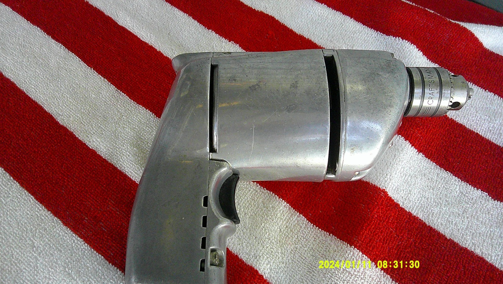 VintageCraftsman Sears Roebuck and Co.3/8 drill industrial rated made in the USA