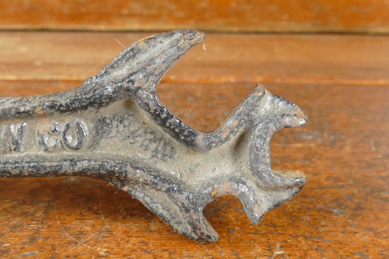 RARE Antique Ft Madison Plow Co Iowa #260 Farm Tractor Implement Wrench Tool