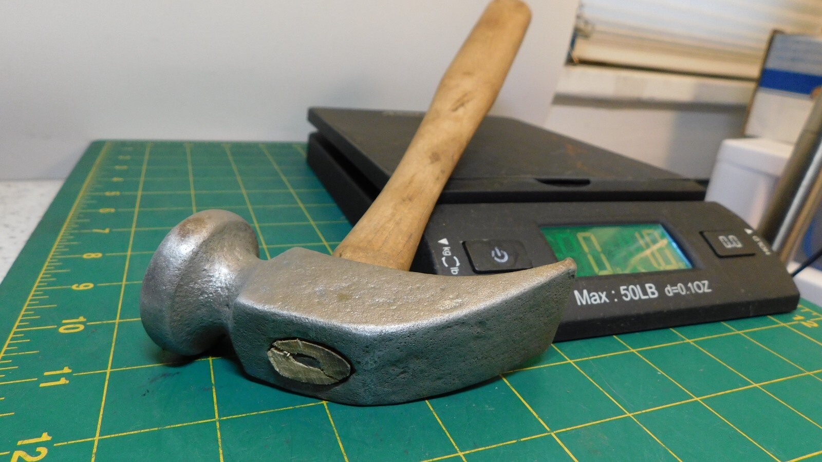 Unmarked 1lb 1.3oz 11.5″ Long Cobblers Leatherworking Hammer