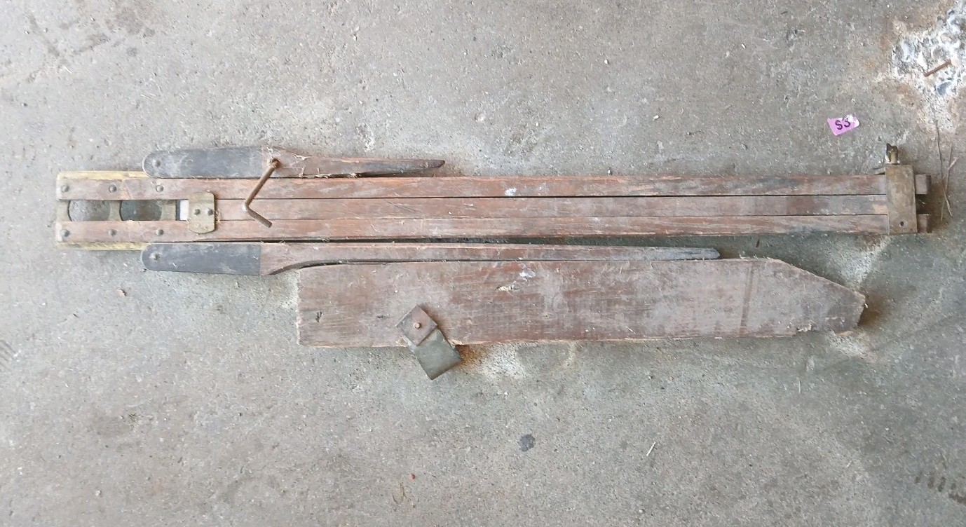 Rustic Carpenter’s Story Stick Primitive Farmhouse Country Wall Decor