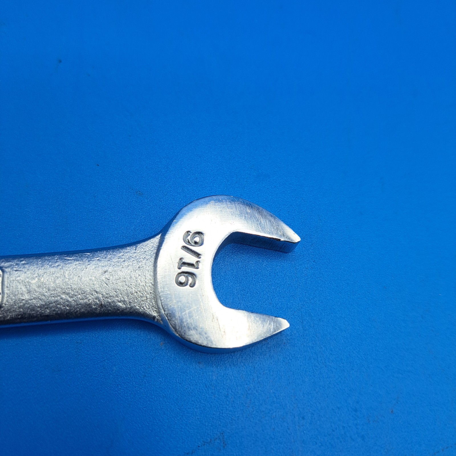 Vintage Craftsman 1/2 x 9/16″ Open End Wrench, No 44579, Mfr Code -V-, USA