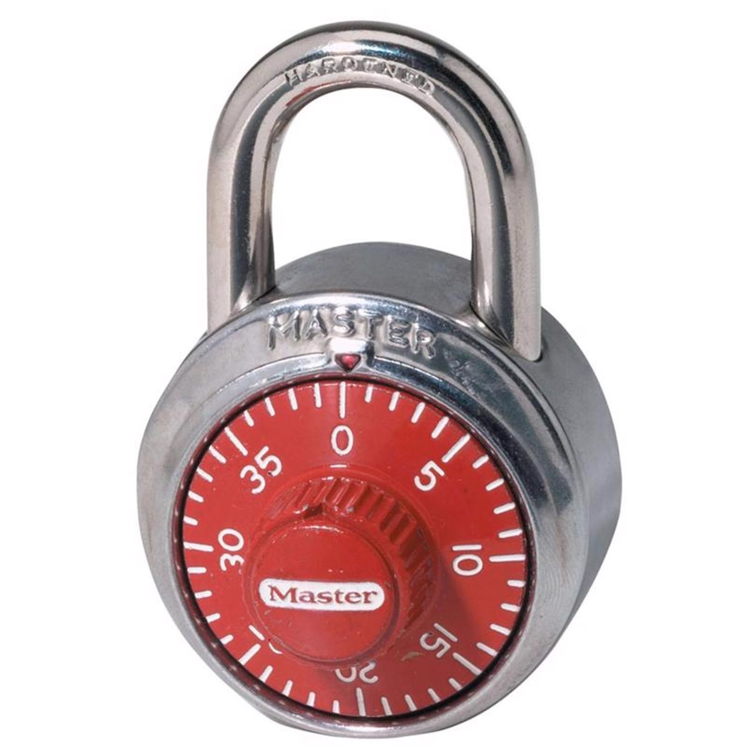 Master Lock 1504D Hardened Steel Wide Combination Dial Padlock 1-7/8 in.