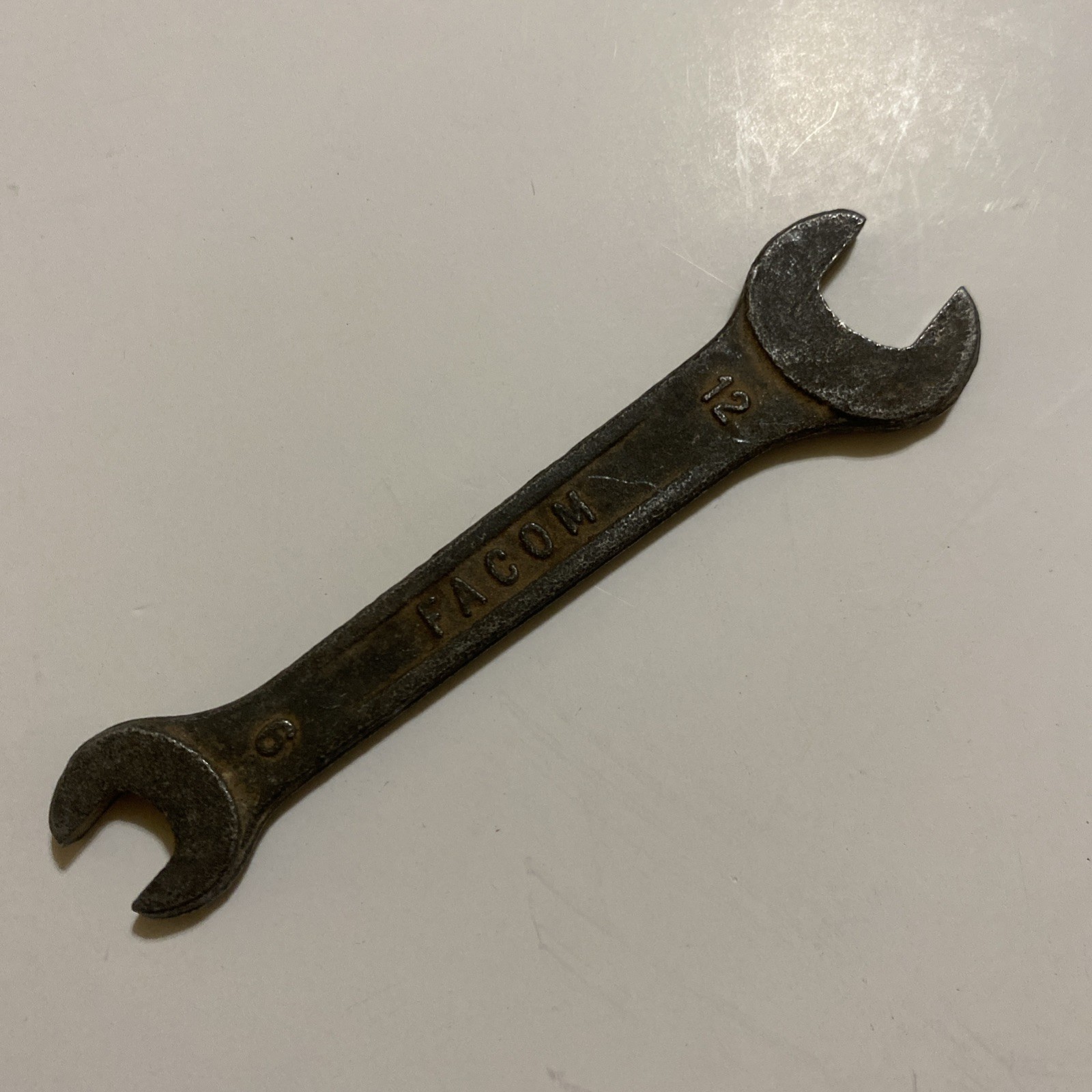 Vintage Facom Open End Wrench Metric 6mm X 12mm