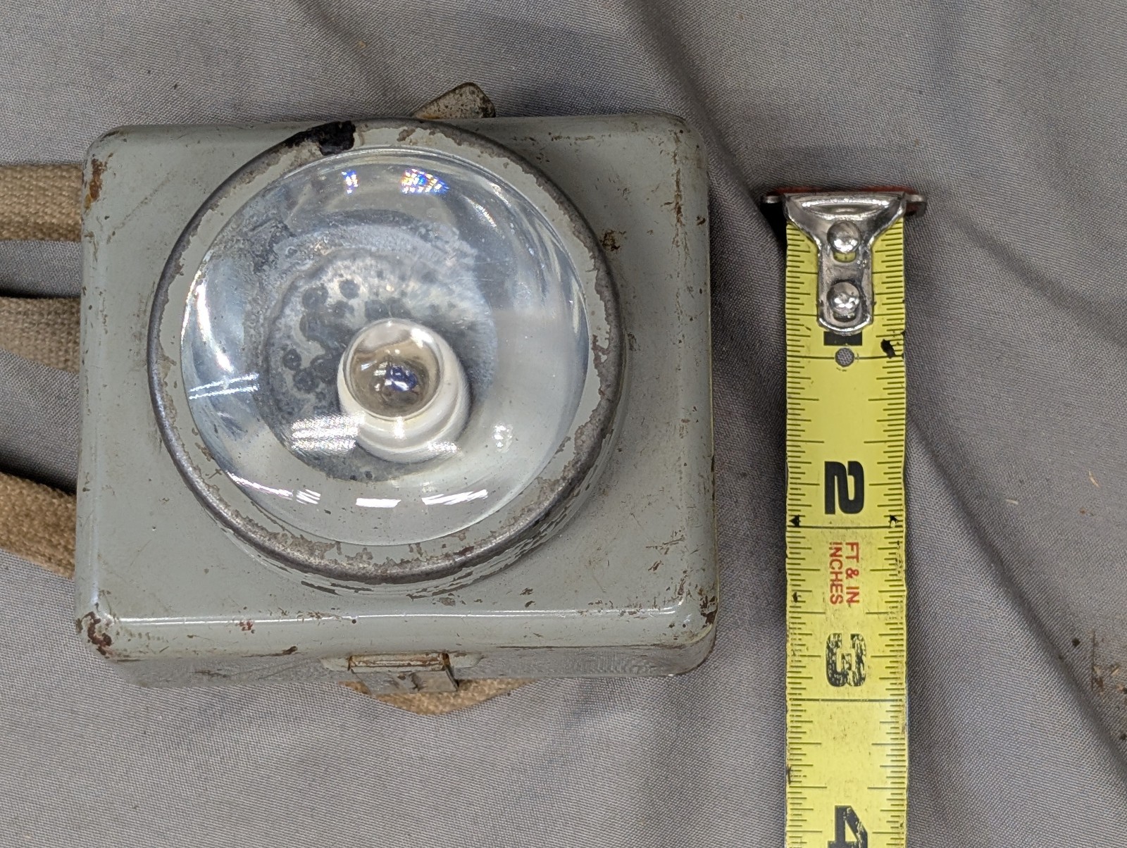 Vintage Chestlite Universal Adjustment Hands Free Flashlight