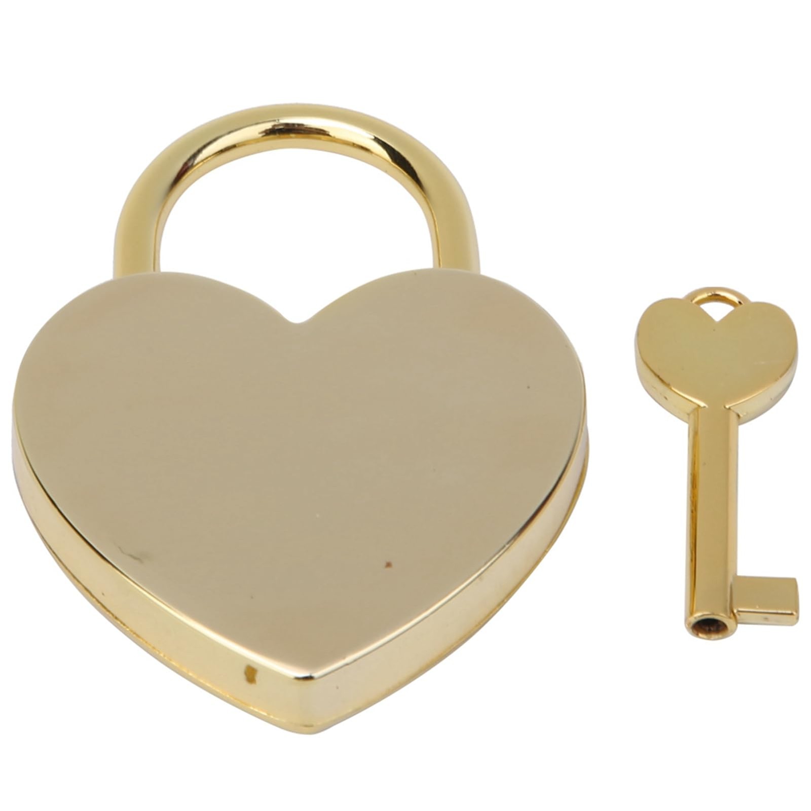 Heart Padlock 45x59mm for Diaries, Handbags, Jewelry Boxes, Luggage