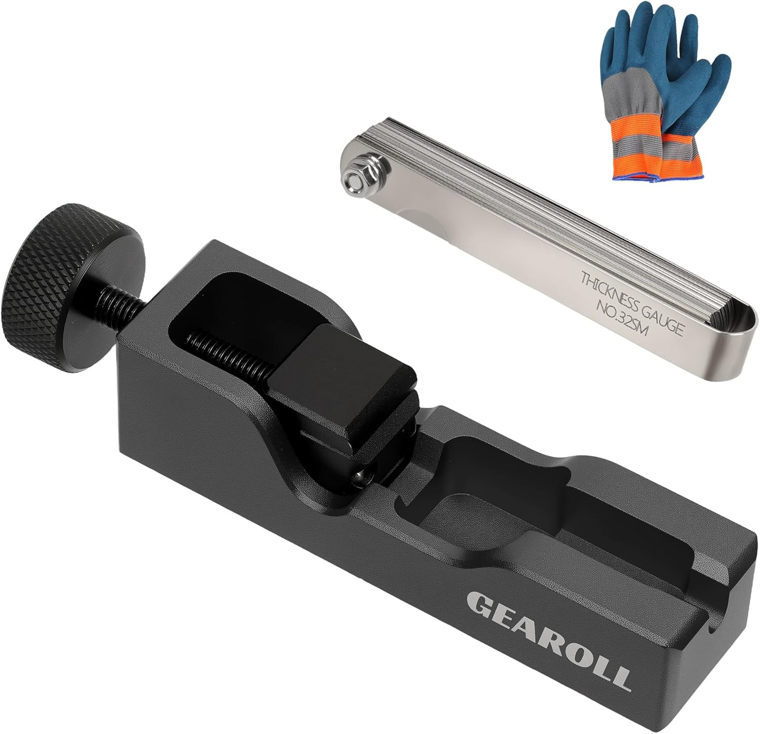 Spark Plug Gap Tool with 32 Blade Steel Feeler Gauge, Spark Plug Gapping Tool