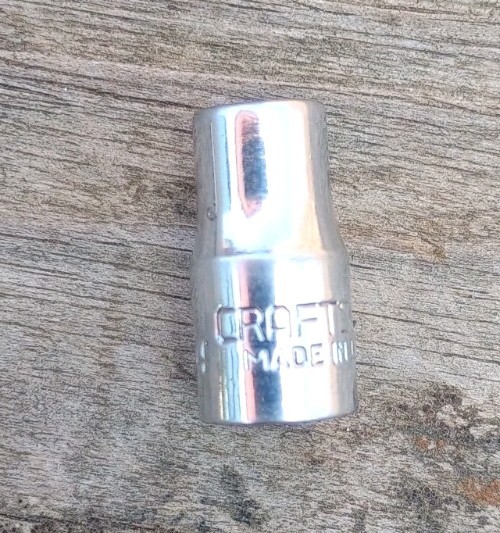 Vintage Craftsman 1/4″ 6 Point Shallow Socket 1/4″ Drive G 43493 USA