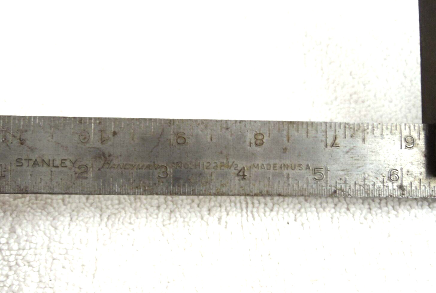 Vintage “Stanley” Handyman’s No. H1222 1/2 Metal Adjustable Ruler, Level, Angles